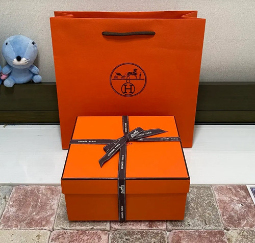 Hermes empty orange - hermes,