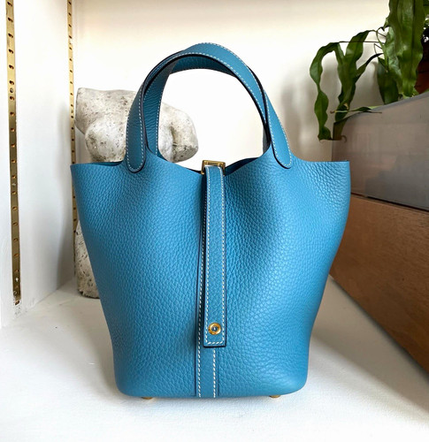 Hermès picotin bleu jean - hermÈs,