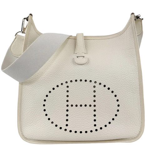 Hermes evelyne white leather - evelyne,