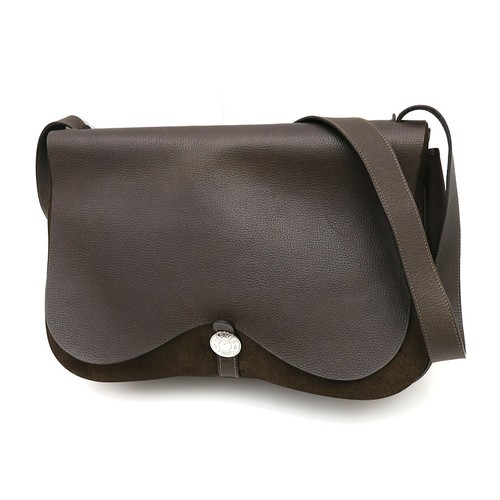 Hermes toile canvas - toile, brown