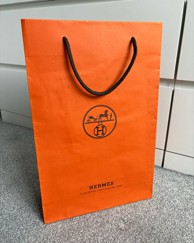 Hermès orange solid paper - hermès,