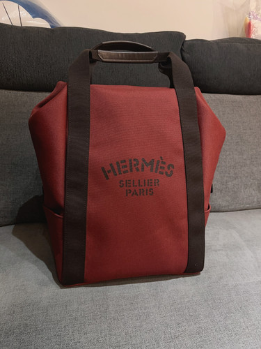 Hermès groom backpack rouge - groom,