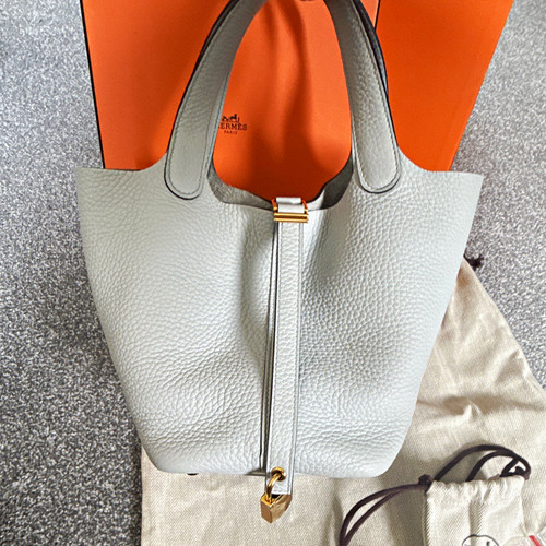 Hermès picotin lock - lock, bleu