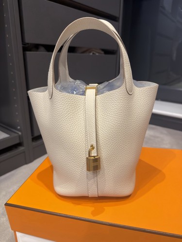 Hermes picotin craie gold - 18,