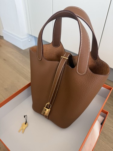 Hermes picotin gold with - picotin,