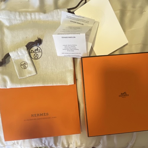 Hermès orange paper box - hermès,