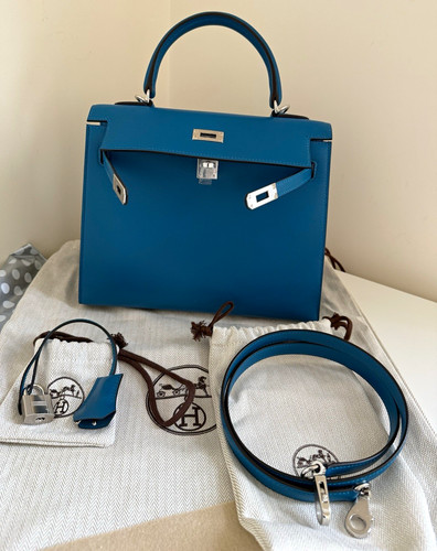 Hermès kelly bleu izmir - kelly,