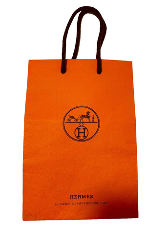 Hermes paper bag 22cm 15cm - hermes,