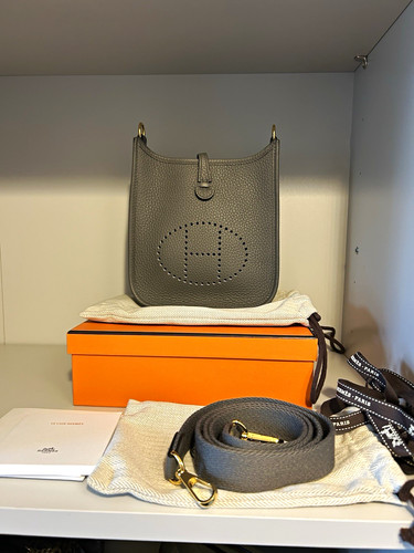 Hermès evelyne tpm gris - hermès, 16