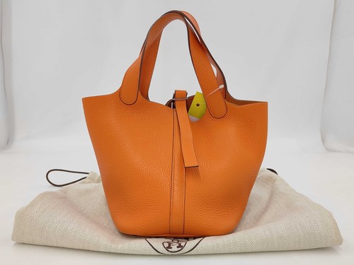 Hermes picotin orange togo - hermes, pm