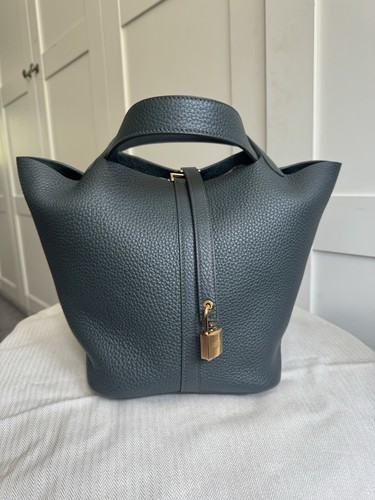 New hermes picotin - hermes, vert