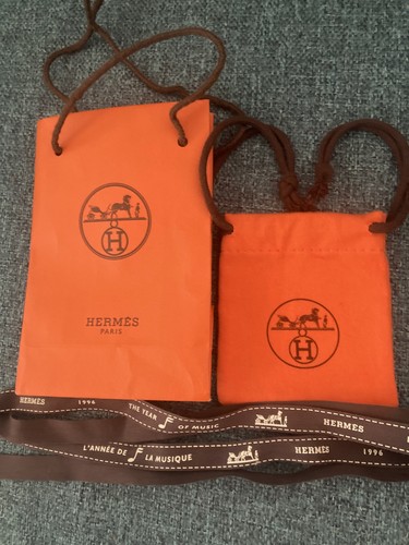 Hermès mini paper bag - hermès, +