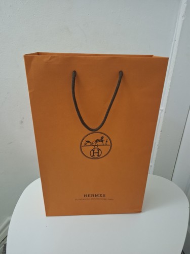 Hermès orange paper gift - gift, bag
