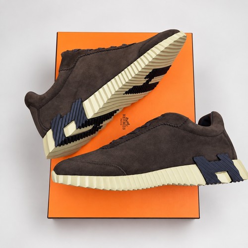 Hermes bouncing sneakers brown - sneakers,
