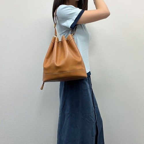 Hermes market camel leather - hermes,
