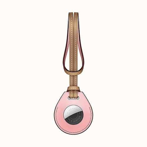Hermes airtag pale pink bag - hermes,