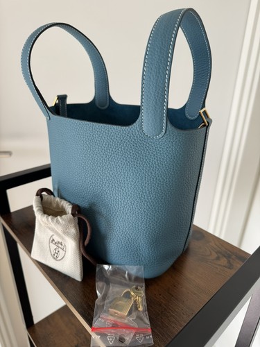 Hermes picotin new - hermes, bleu