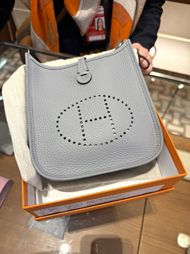 Hermès evelyne mini - mini, grey