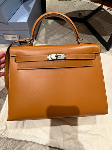 Hermès kelly brown - kelly, smooth