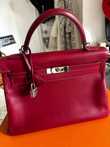Hermès kelly rose rubis - 32,