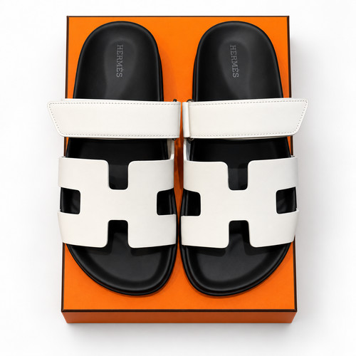 Hermes chypre sandals white - hermes,