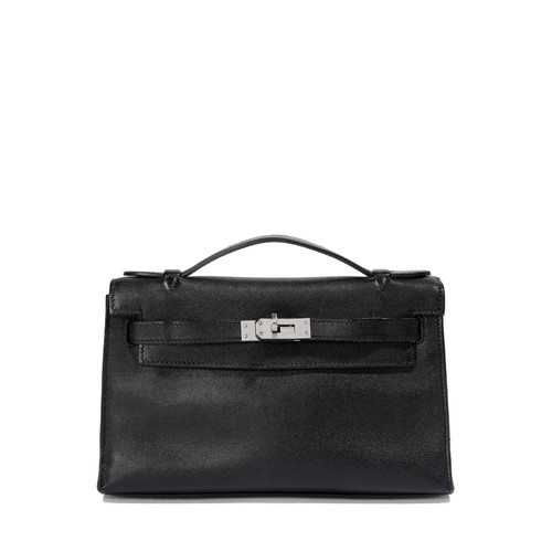 Hermès kelly pochette black - -,